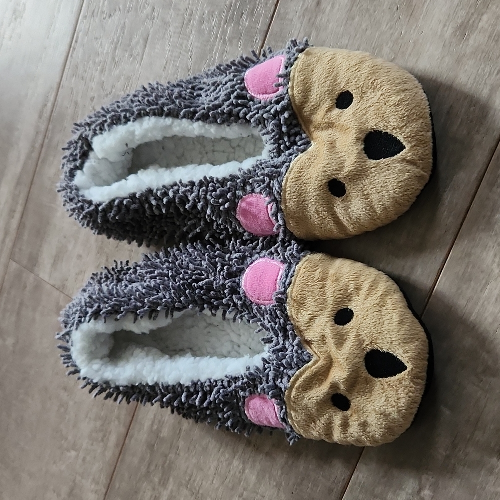 Warm and Fuzzy Hedgehog Slippers